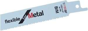 JEU 5 LAMES SCIE SABRE S 1122 Flexible for METAL 2608656019