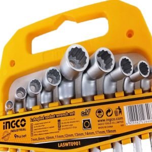 JEU DE CLÉS À PIPE 7MM À 19MM Clés INGCO JEU DE CLÉS À PIPE 7MM À 19MM - ABMAROC | Vente de matériel de bricolage, jardinage, électroportatif en ligne - maroc Bricolage JEU DE CLÉS À PIPE 7MM À 19MM