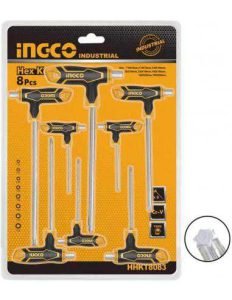 Jeu de clés males hexagonales 8PCS 10-50mm HHKT8083