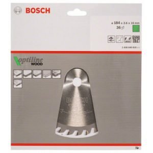 LAME CIRCUL.OPTILINE 184X16 LC2,6 D36 2608640818 Accessoires menuiserie BOSCH LAME CIRCUL.OPTILINE 184X16 LC2,6 D36 2608640818 - ABMAROC | Vente de matériel de bricolage, jardinage, électroportatif en ligne - maroc Bricolage LAME CIRCUL.OPTILINE 184X16 LC2,6 D36 2608640818