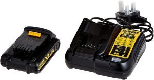 Marteau perforateur DEWALT DCD778S2-GB avec 2 batteries lithium-ion 1,5 Ah + chargeur dans kitbox