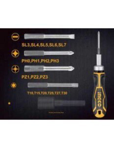 Set de 26 embouts pour tournevis 1 pcs manche HKSDB0268 Embouts de Vissage INGCO Set de 26 embouts pour tournevis 1 pcs manche HKSDB0268 - ABMAROC | Vente de matériel de bricolage, jardinage, électroportatif en ligne - maroc Bricolage Set de 26 embouts pour tournevis 1pcs manche HKSDB0268