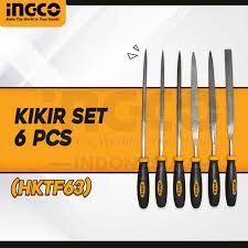 Set de 6 limes acier 140mm INGCO INGCO Set de 6 limes acier 140mm - ABMAROC | Vente de matériel de bricolage, jardinage, électroportatif en ligne - maroc Bricolage Set de 6 limes acier 140mm HKTF63