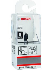 V-Groove Cutter 6×6,35×48 2608628445 Accessoires menuiserie BOSCH V-Groove Cutter 6×6,35×48 2608628445 - ABMAROC | Vente de matériel de bricolage, jardinage, électroportatif en ligne - maroc Bricolage V-Groove Cutter 6×6,35×48 2608628445