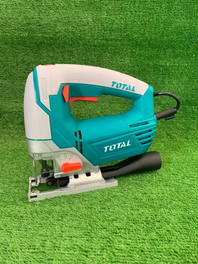 Scie sauteuse 800W 100mm Moins de -999 dh TOTAL Scie sauteuse 800W 100mm - ABMAROC | Vente de matériel de bricolage, jardinage, électroportatif en ligne - Bricolage maroc