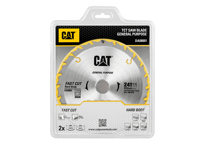 CAT TCT 184mm Circular Saw Blade - General Purpose - DA08001 – Future Tool