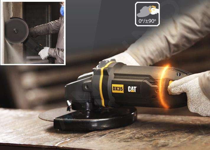 Caterpillar Herramientas - Amoladora eléctrica angular 230mm, 2350W DX35 |  Sanitino.es
