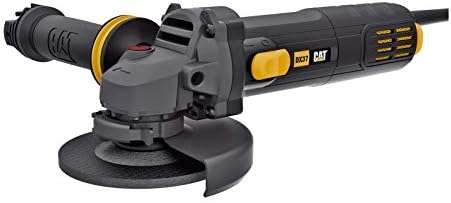 CAT Caterpillar DX37 Meuleuse d'angle 750 W avec poignée amovible,  interrupteur coulissant, 115 mm/125 mm, Jaune/noir : Amazon.com.be:  Bricolage