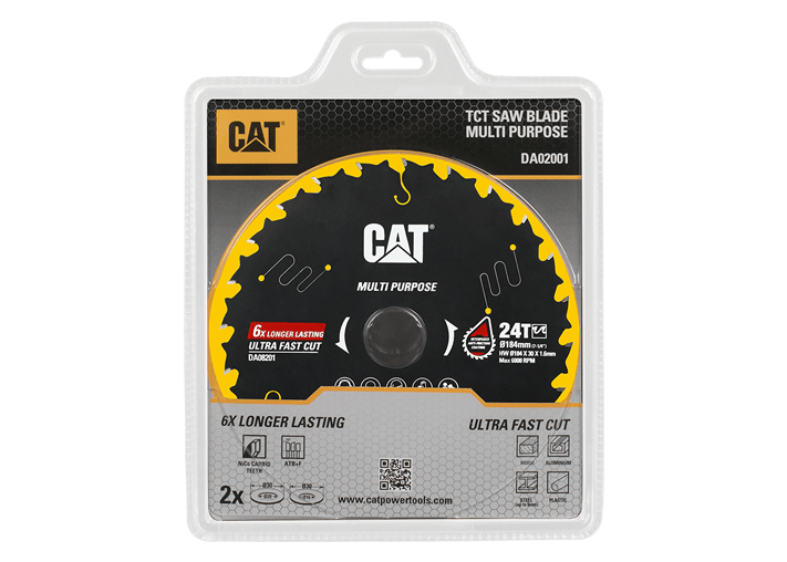 CAT DA08201 Multipurpose TCT Blade 184x1.5x30mm 24 Teeth — JC Machinery &  Equipment