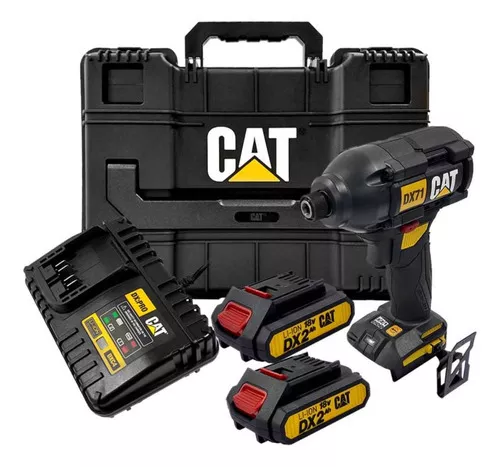 Atornillador De Impacto Inalámbrico Brushless 18 V Dx71 Cat Color Negro