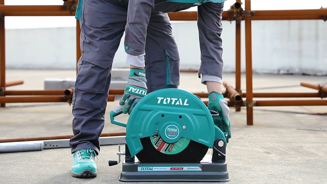 Tronçonneuse à métaux scie à onglet 2350W – Total Outillage Maroc