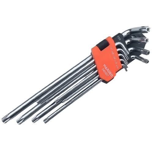 Jeu de 10 Clés Torx Longues T40 Harden